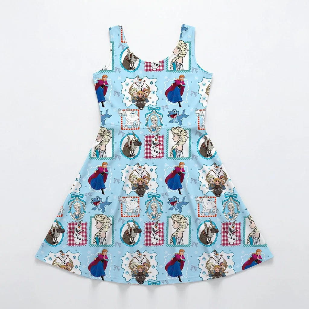 Disney Princess Elsa And Friends Mommy & Me Dress, Mama Mini Family Matching Outfit - Image 3