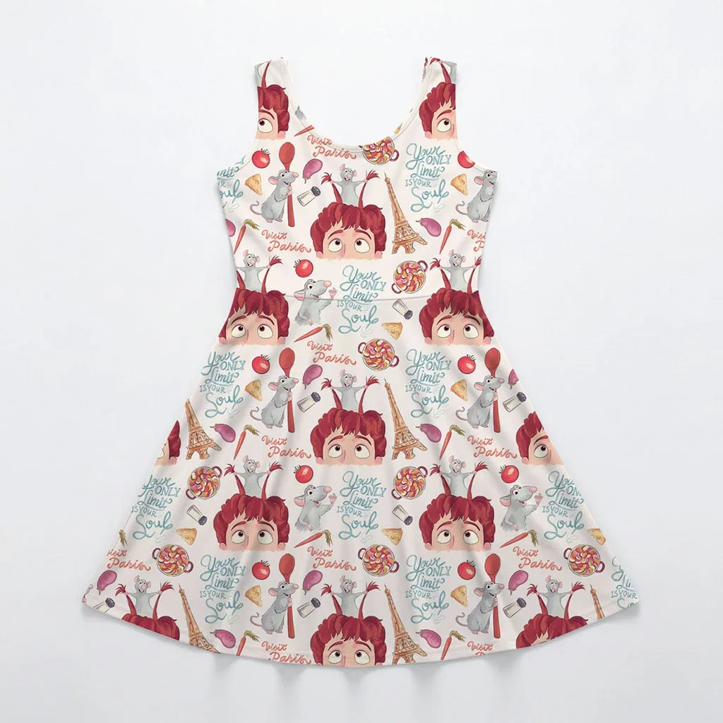 Ratatouille Mommy & Me Dress, Mama Mini Paris Matching Outfit - Image 3