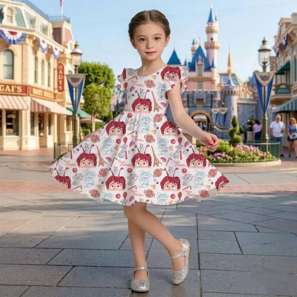 Ratatouille Mommy & Me Dress, Mama Mini Paris Matching Outfit - Image 6