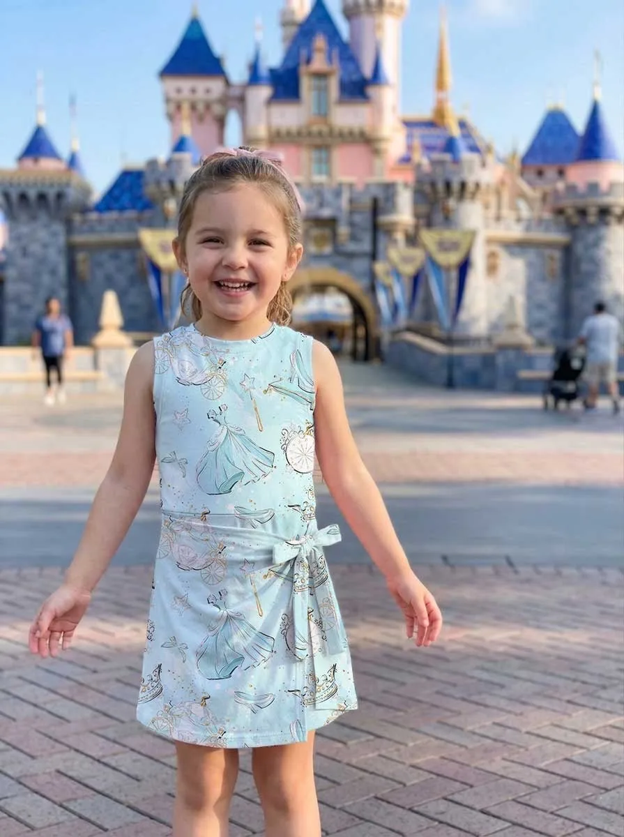 Girls Disney Cinderella Princess Fairytale Tennis Dress Skirt, Family Matching Outfit - Image 9