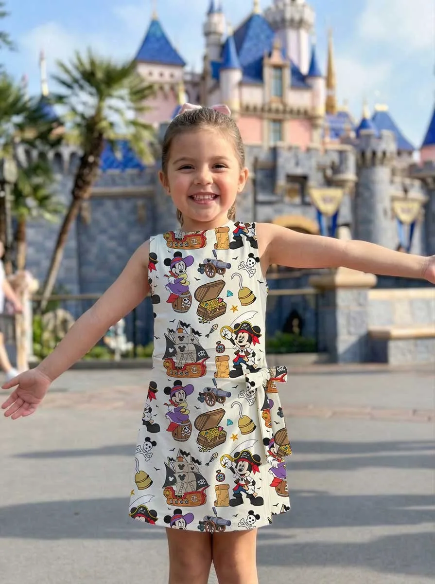 Girls Disney Pirate Adventure Tennis Dress Skirt, Family Matching Disney Outfit - Image 7