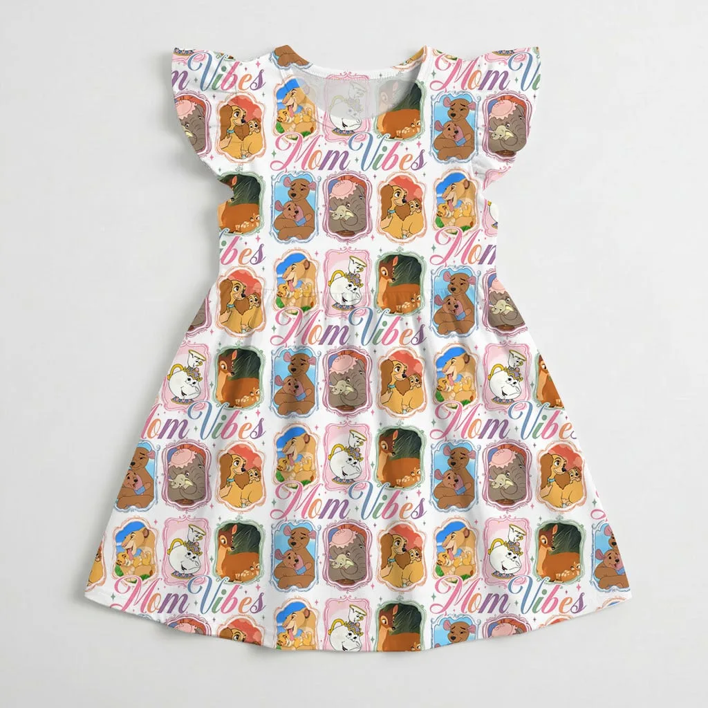 Disney Mom Vibes Mommy & Me Dress, Mama Mini Family Matching Outfit - Image 4