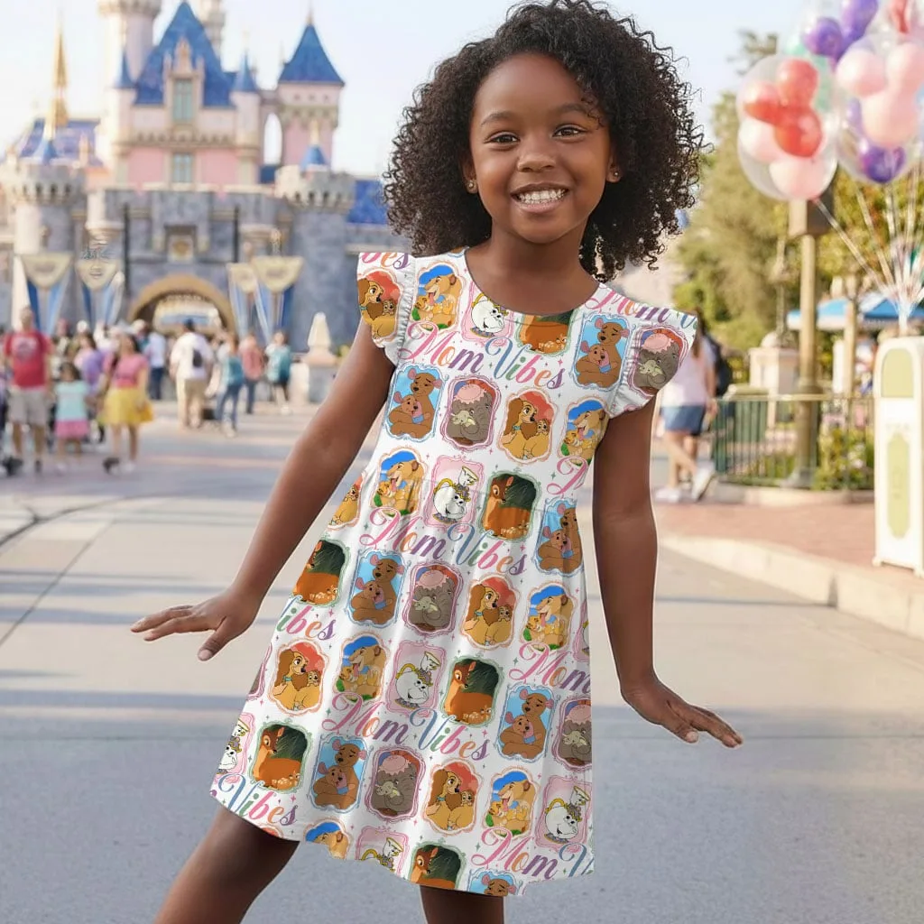 Disney Mom Vibes Mommy & Me Dress, Mama Mini Family Matching Outfit - Image 7