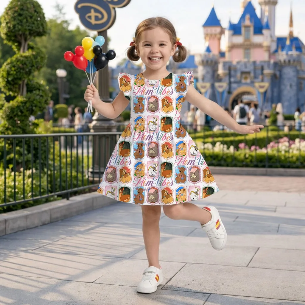 Disney Mom Vibes Mommy & Me Dress, Mama Mini Family Matching Outfit - Image 9