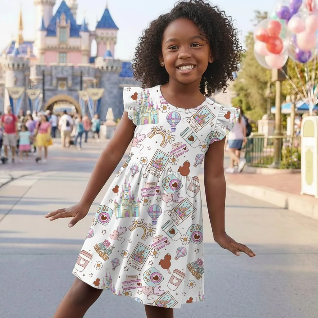 Disney Magic World Mommy & Me Dress, Mama Mini Family Matching Outfit - Image 6