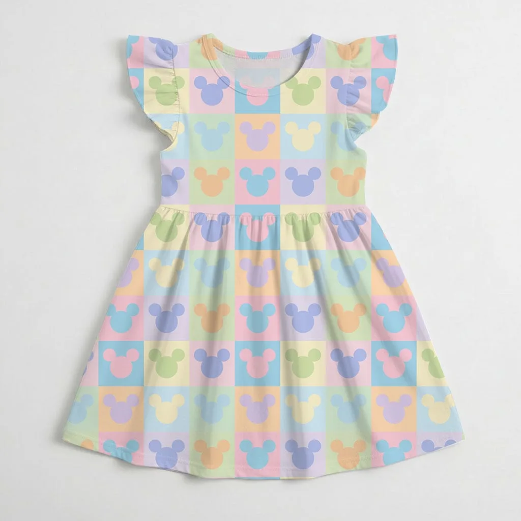 Mickey Pastel Icons Mommy & Me Dress, Mama Mini Magical Matching Outfit - Image 4