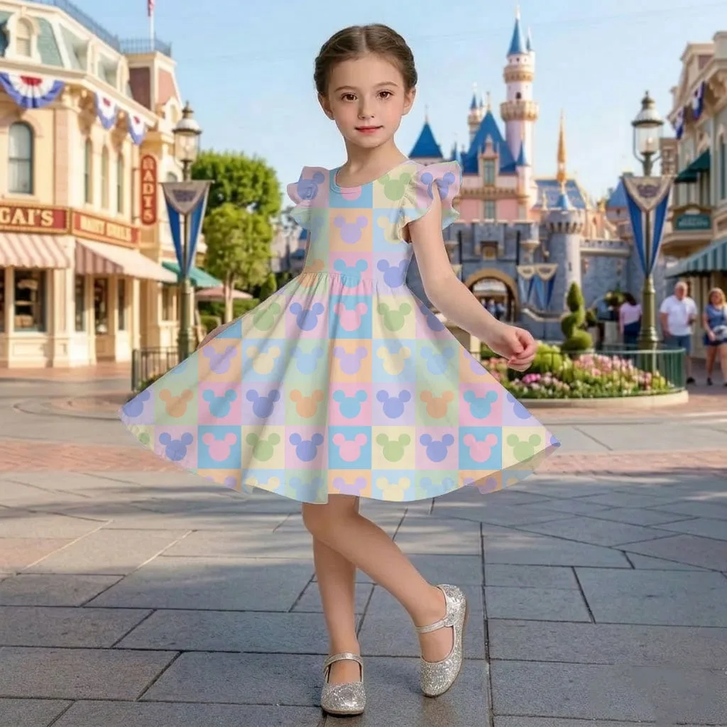 Mickey Pastel Icons Mommy & Me Dress, Mama Mini Magical Matching Outfit - Image 6