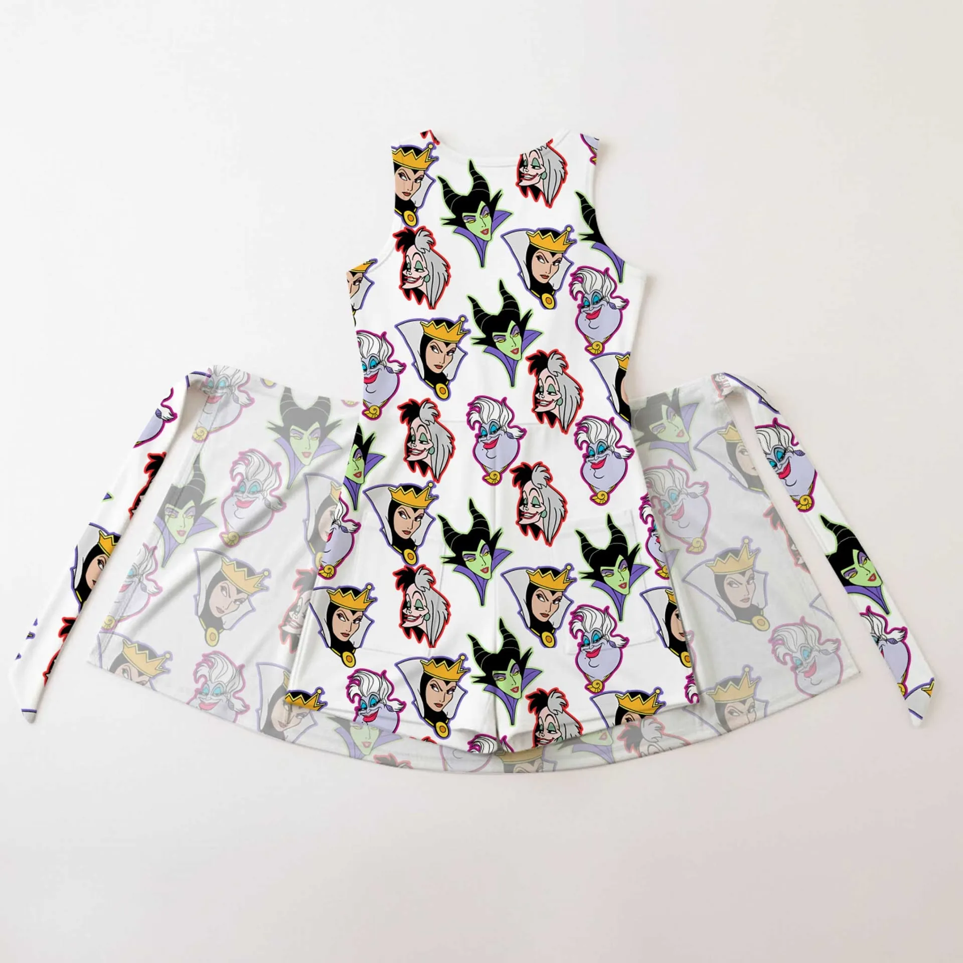 Girls Disney Villains Tennis Dress Skirt, Family Matching Disney Outfit - Image 2