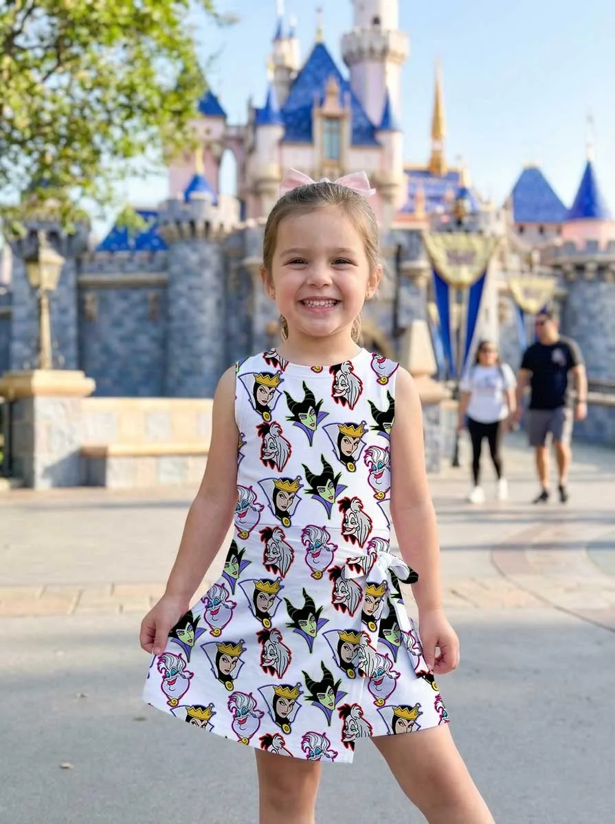 Girls Disney Villains Tennis Dress Skirt, Family Matching Disney Outfit - Image 8