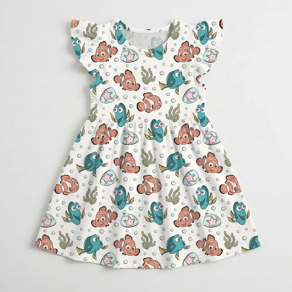 Disney Finding Nemo Mommy & Me Dress, Mama Mini Family Matching Outfit - Image 4