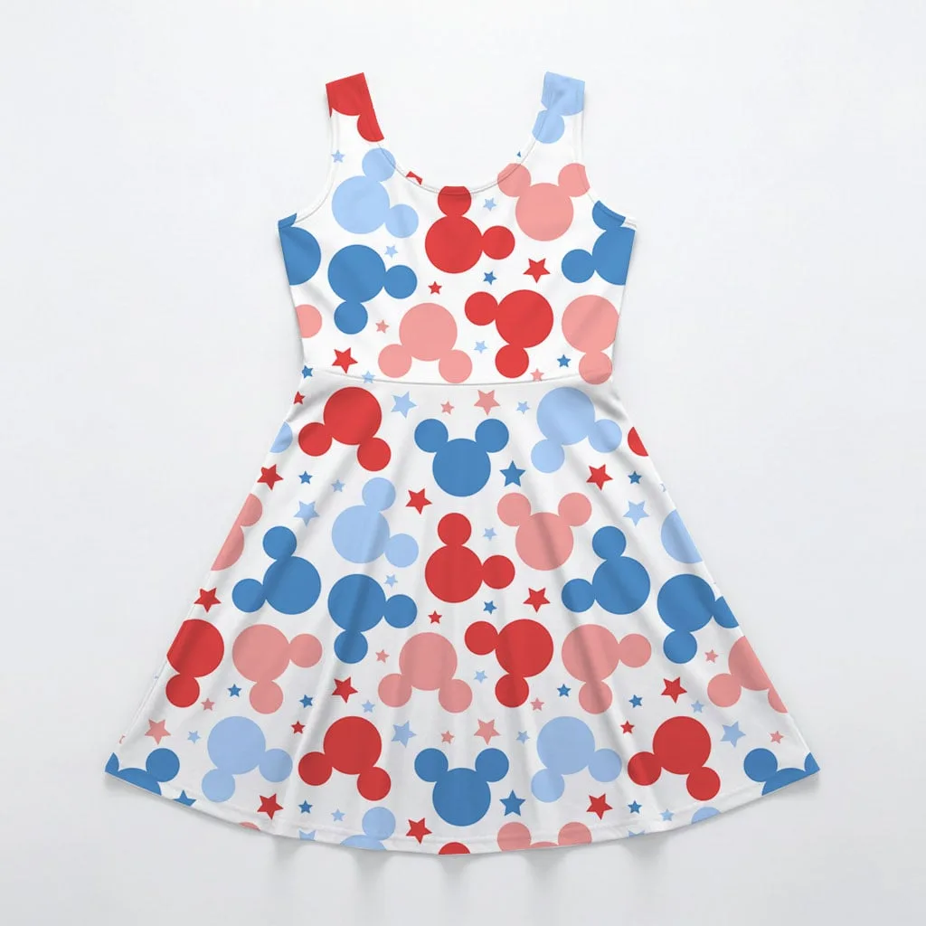 Disney Mickey Icon 4th of July Mommy & Me Dress, Mama Mini Family Matching Outfit - Image 3