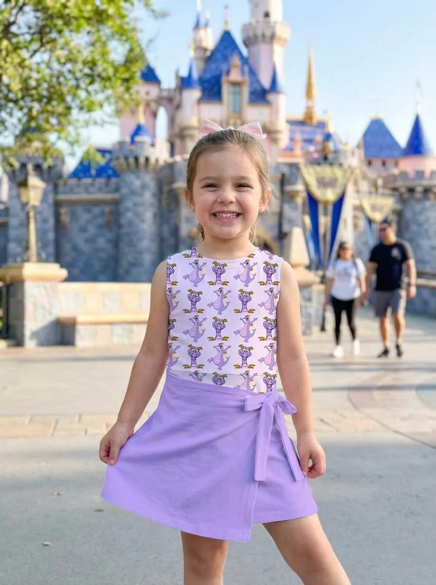 Girls Figment Tennis Dress Skirt, Family Matching Disney Outfit - Image 6
