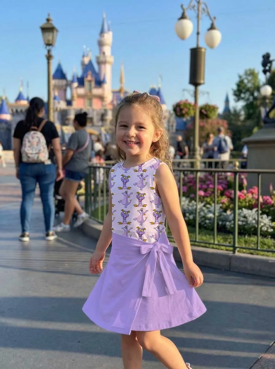 Girls Figment Tennis Dress Skirt, Family Matching Disney Outfit - Image 9