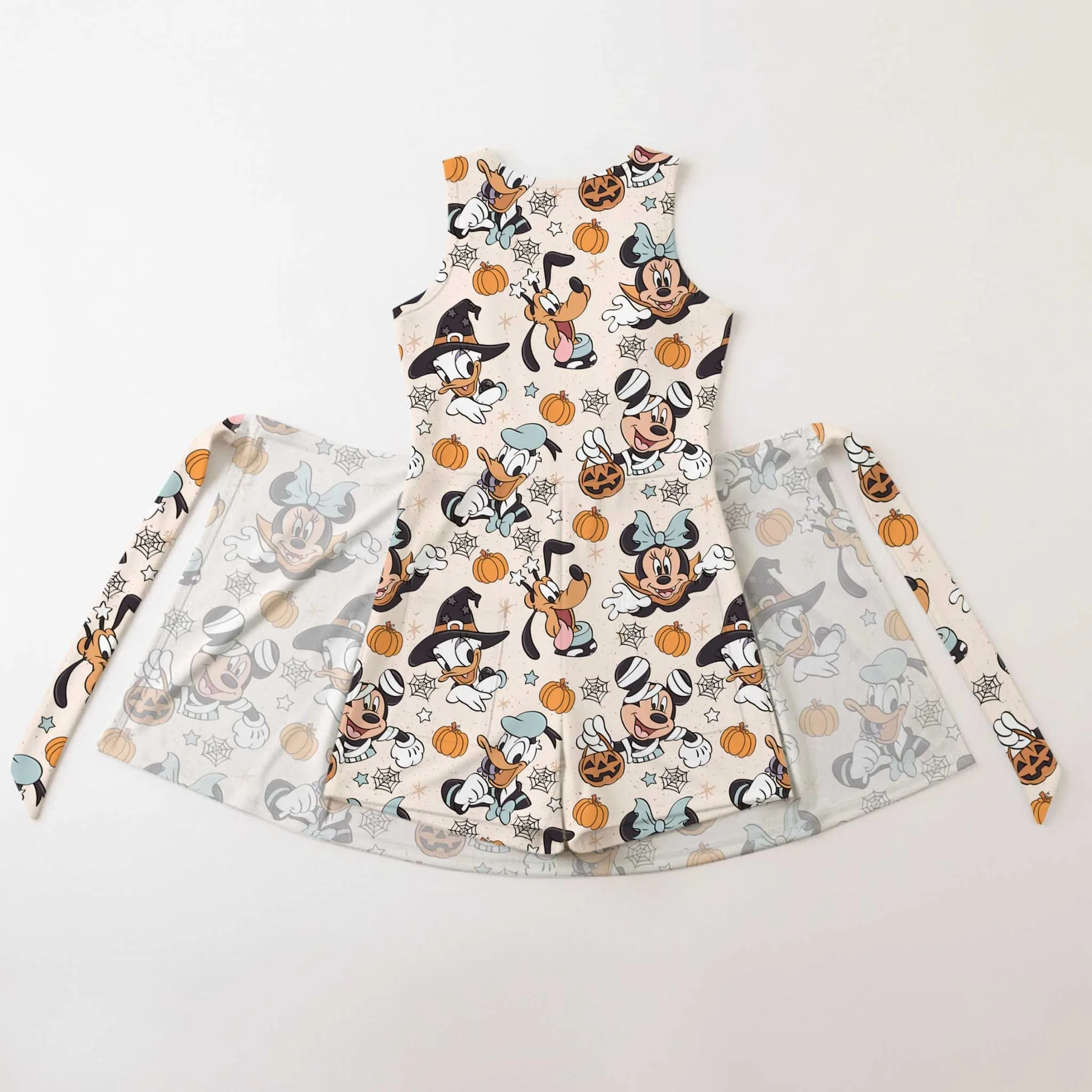 Girls Mickey Friends Halloween Tennis Dress Skirt, Family Matching Disney Outfit - Image 2