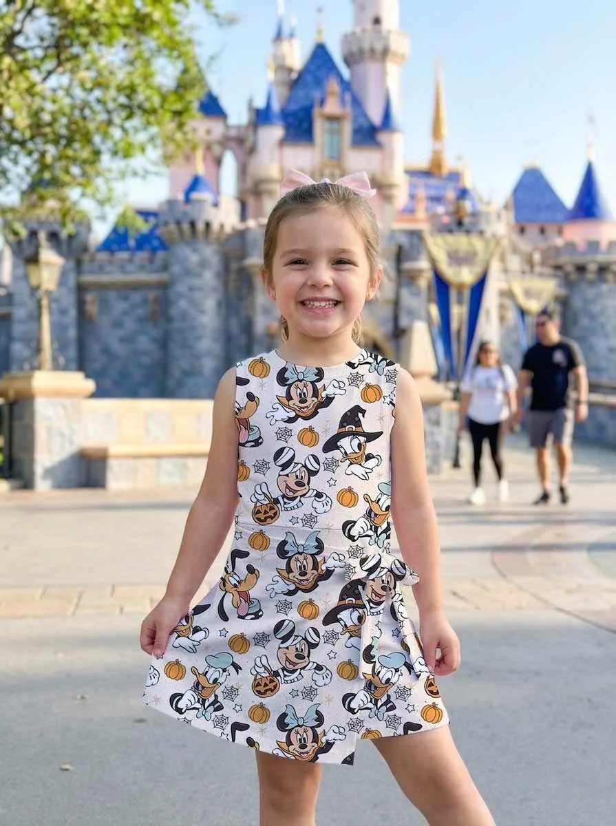 Girls Mickey Friends Halloween Tennis Dress Skirt, Family Matching Disney Outfit - Image 6