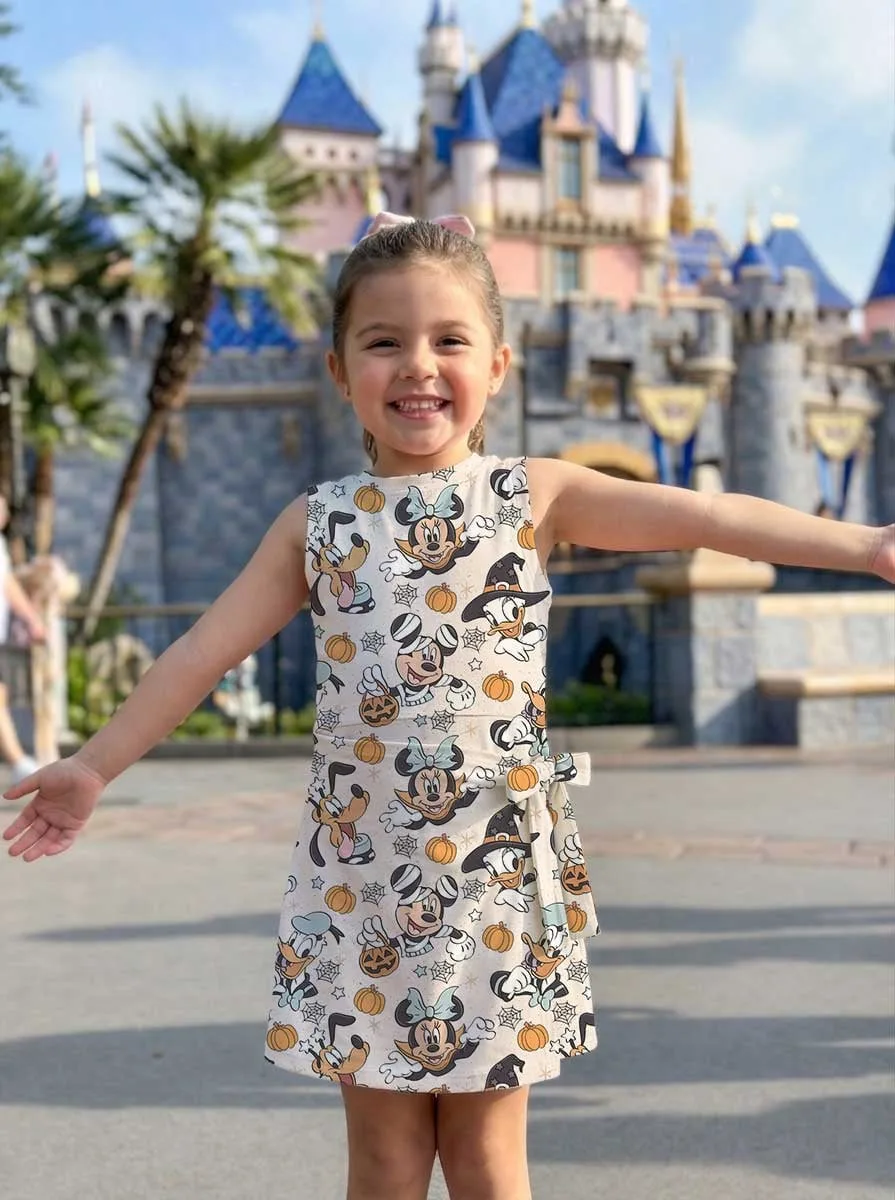 Girls Mickey Friends Halloween Tennis Dress Skirt, Family Matching Disney Outfit - Image 7