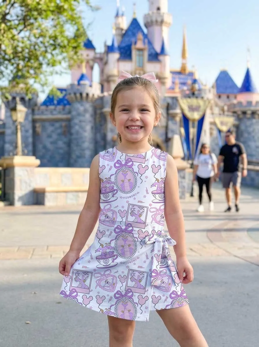 Girls Figment Coquette Tennis Dress Skirt, Family Matching Disney Outfit - Image 6