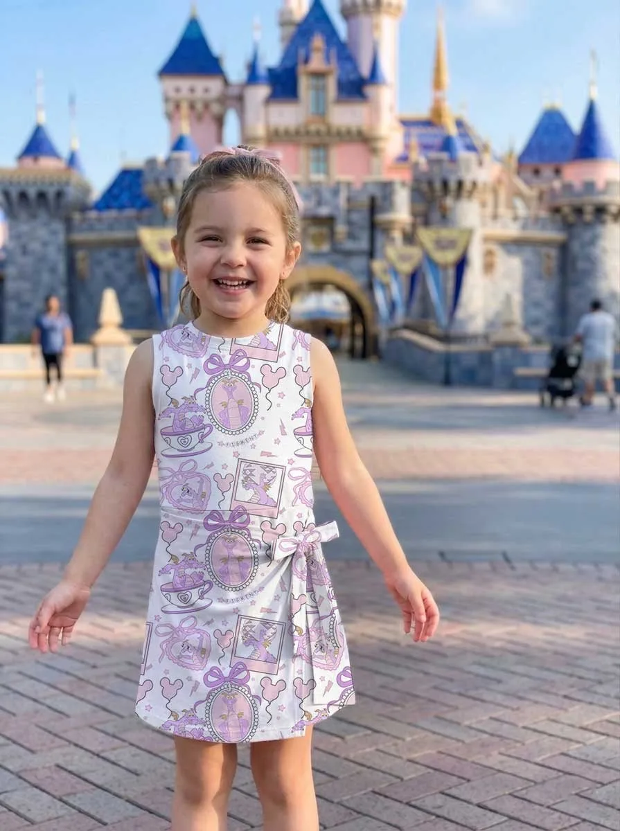 Girls Figment Coquette Tennis Dress Skirt, Family Matching Disney Outfit - Image 8