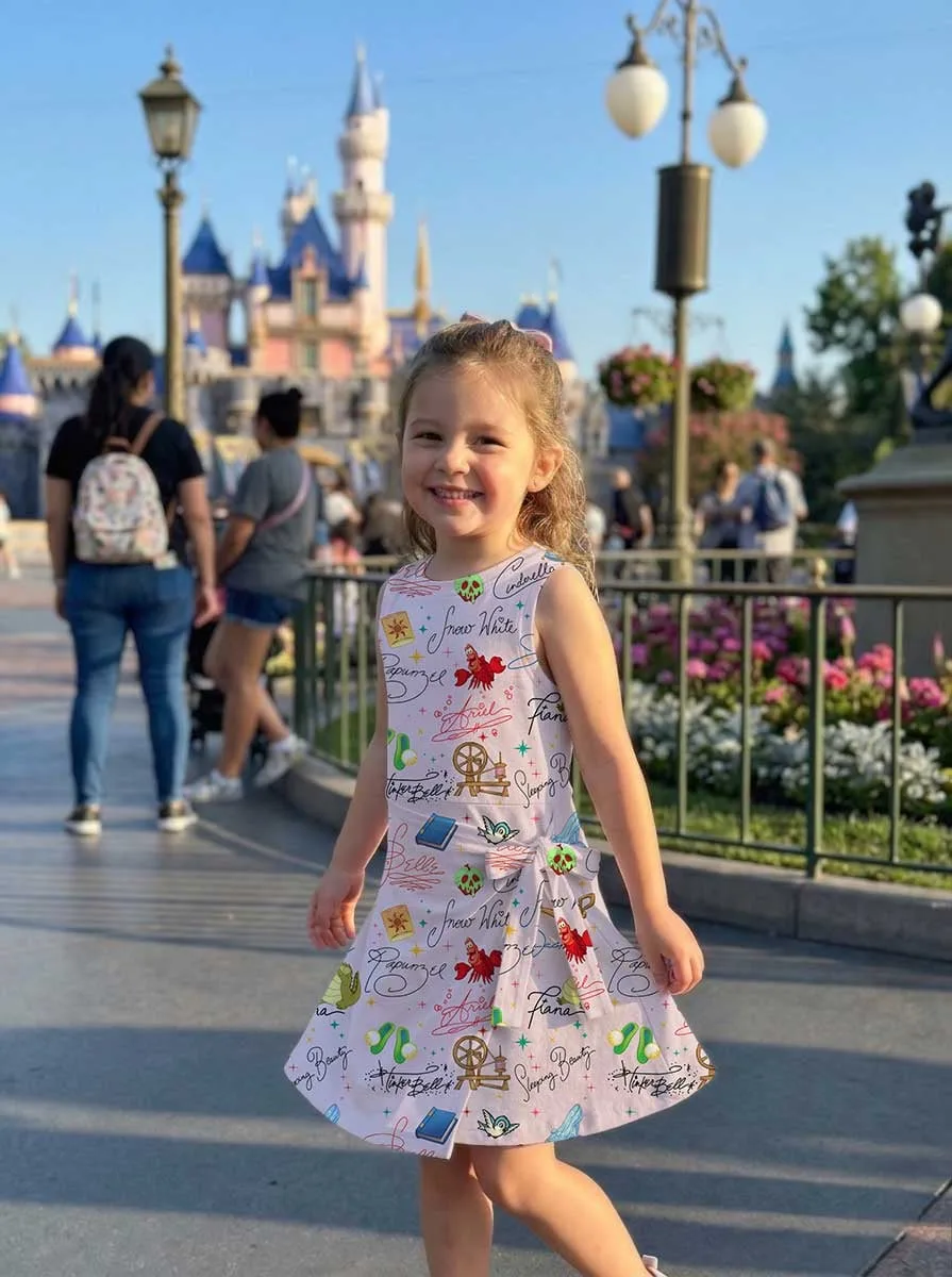 Girls Disney Princess Signature Tennis Dress Skirt, Family Matching Disney Outfit - Image 9
