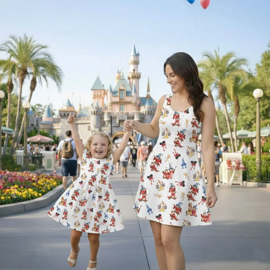 Disney Chip and Dale Mommy & Me Dress, Mama Mini Family Matching Outfit - Image 2