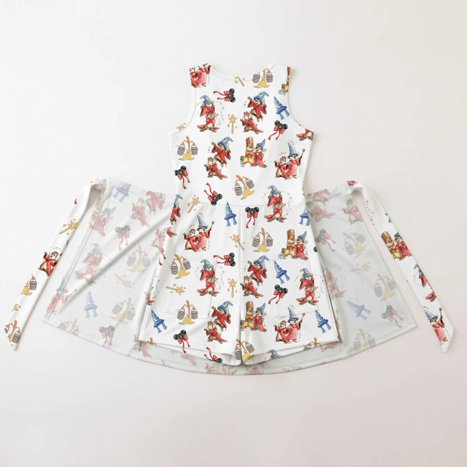 Girls Chip Dale Woodland Friends Tennis Dress Skirt, Family Matching Disney Outfit - Image 2