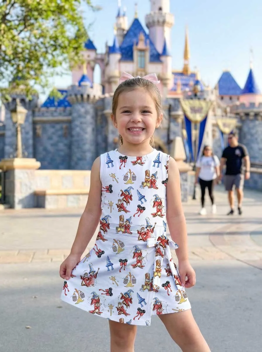 Girls Chip Dale Woodland Friends Tennis Dress Skirt, Family Matching Disney Outfit - Image 6