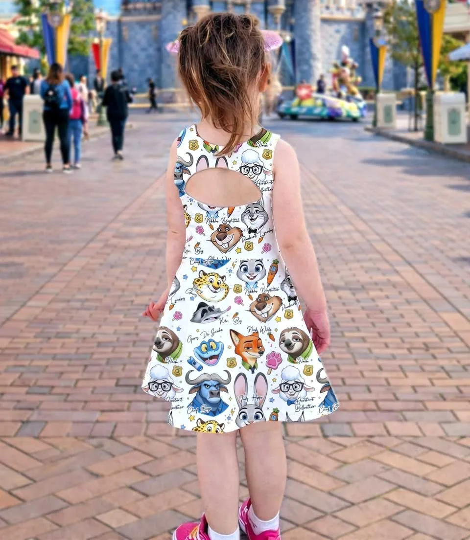 Women's Judy Hopps Athletic Dress Set, Zootopia Inspired Family Matching Outfit - Image 5