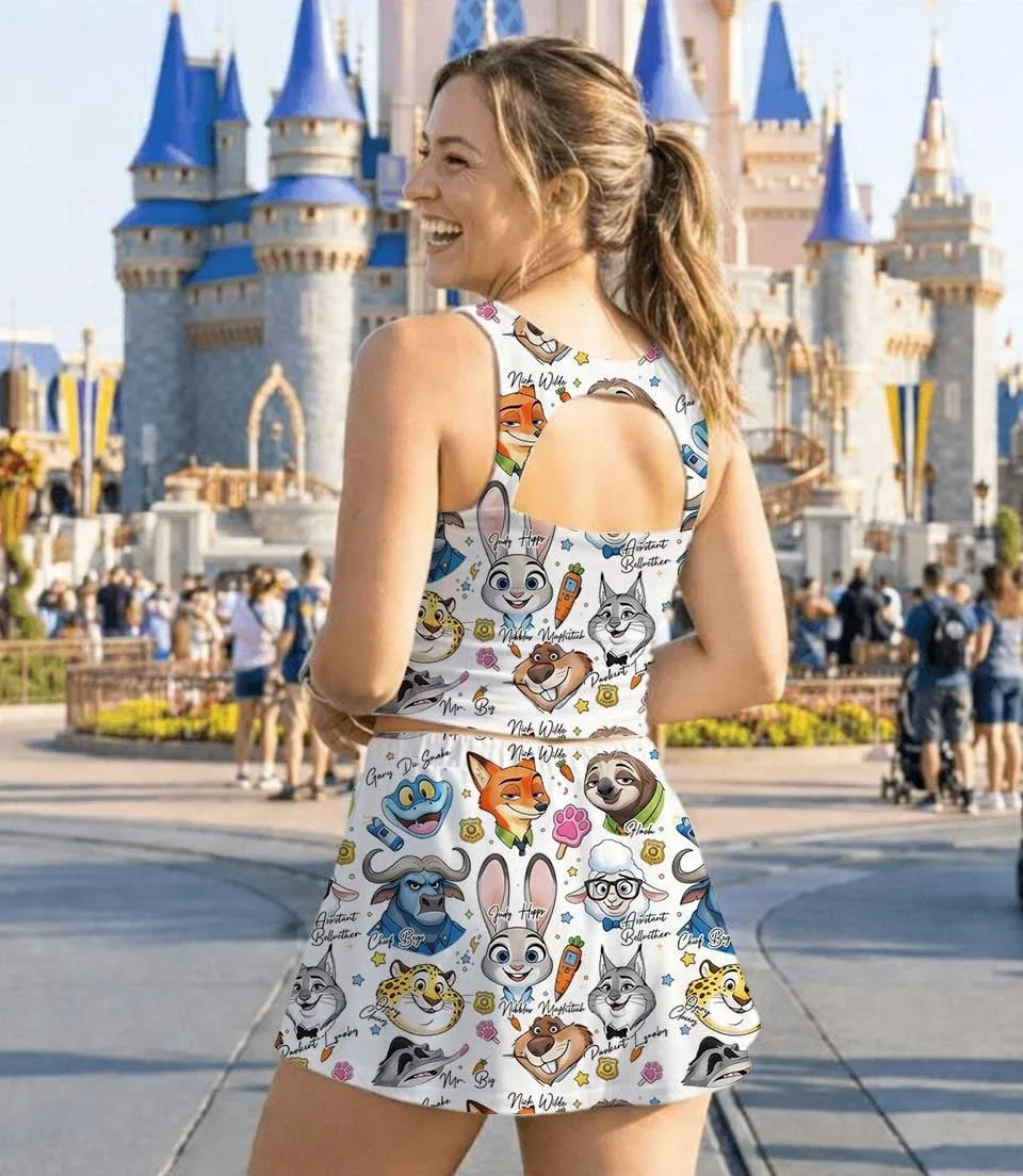 Women's Judy Hopps Athletic Dress Set, Zootopia Inspired Family Matching Outfit - Image 7