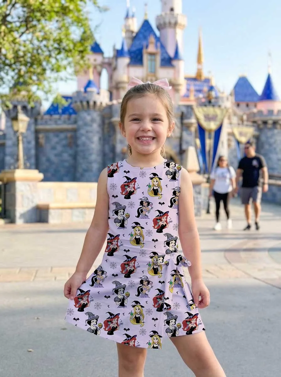 Girls Disney Princess Halloween Tennis Dress Skirt, Family Matching Disney Outfit - Image 6