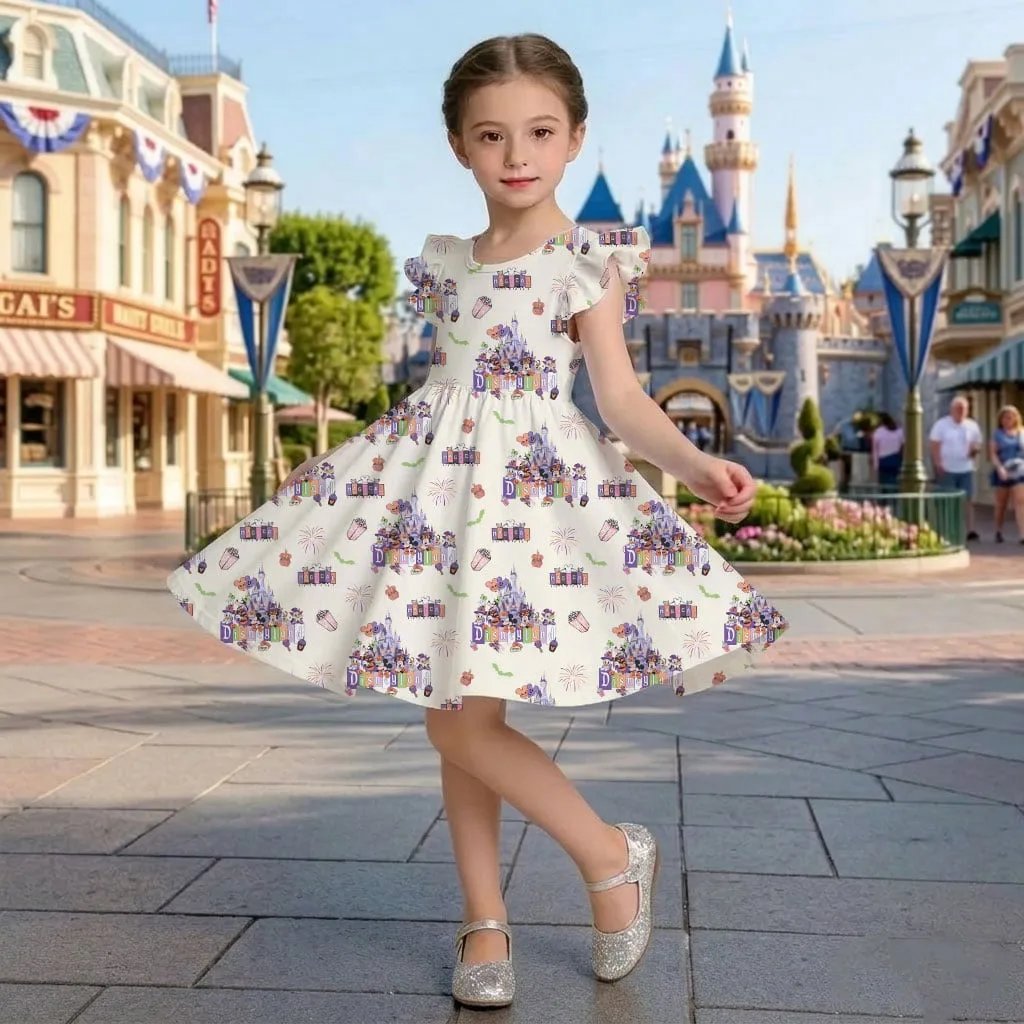 Disney Parks Castle Mommy & Me Dress, Mama Mini Family Matching Outfit - Image 7