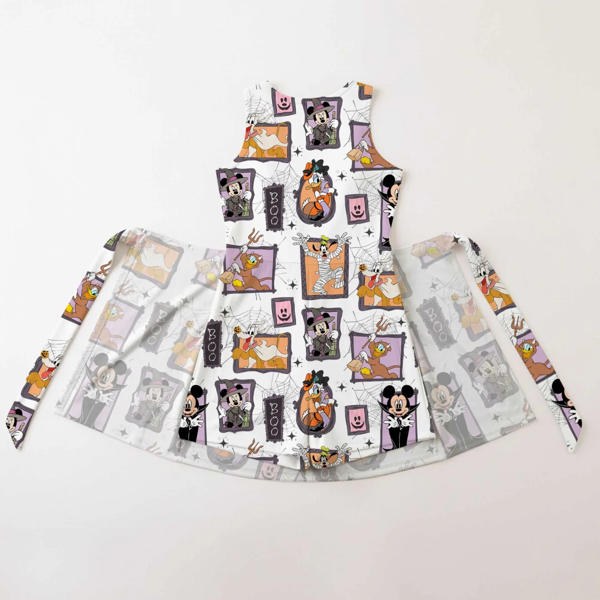Girls Halloween Mickey Friends Tennis Dress Skirt, Family Matching Disney Outfit - Image 2