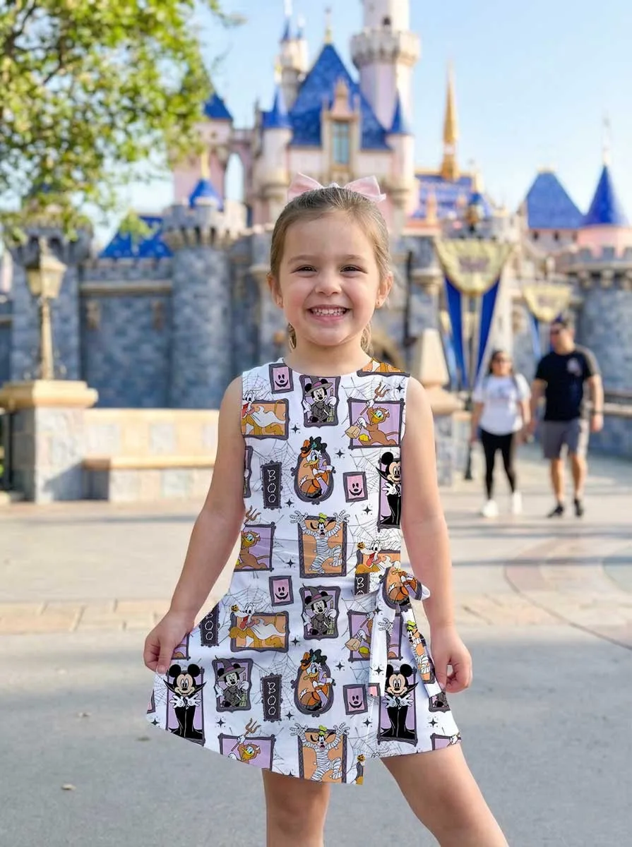 Girls Halloween Mickey Friends Tennis Dress Skirt, Family Matching Disney Outfit - Image 6