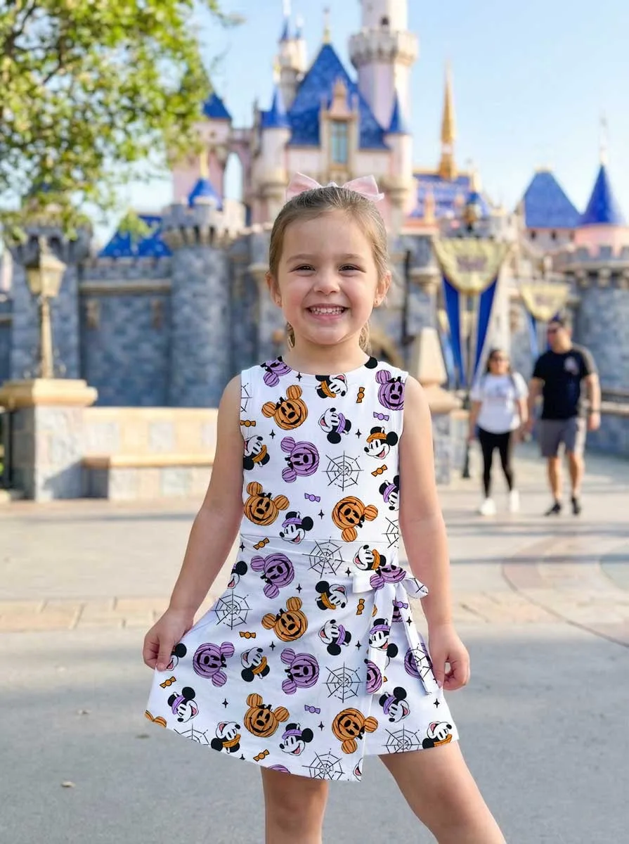 Girls Halloween Mickey Minnie Tennis Dress Skirt, Family Matching Disney Outfit - Image 5