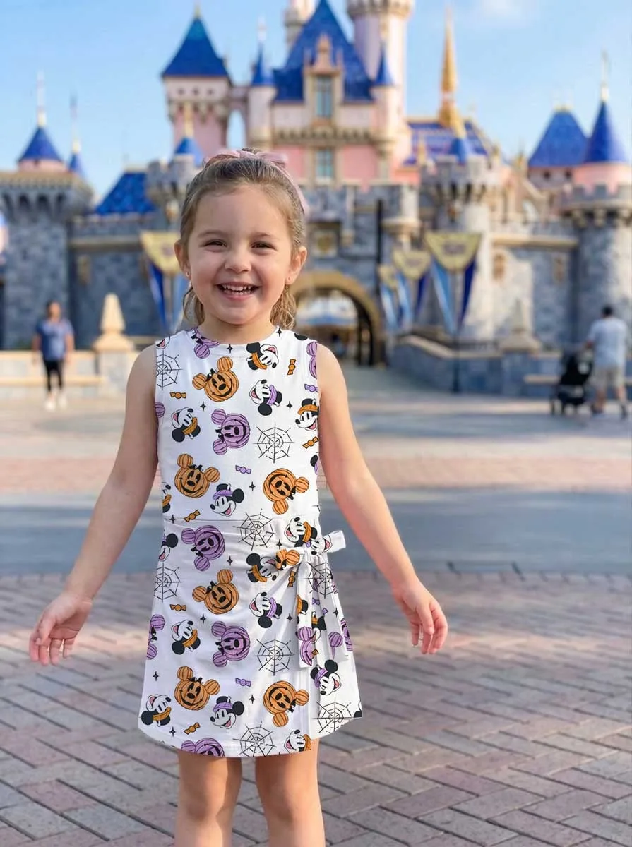 Girls Halloween Mickey Minnie Tennis Dress Skirt, Family Matching Disney Outfit - Image 3