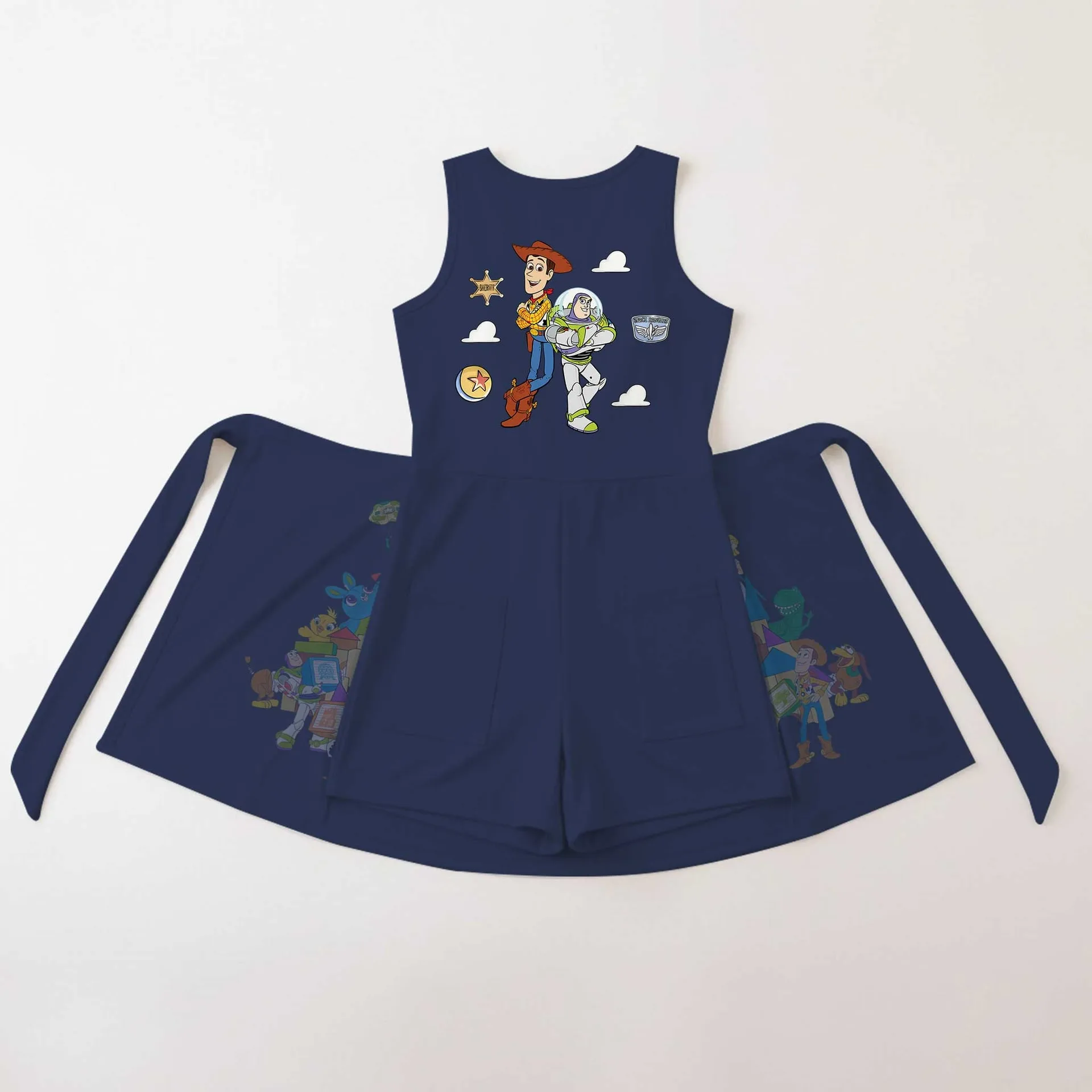 Girls Toy Story Castle Adventure Tennis Dress Skirt, Family Matching Disney Outfit - Image 2