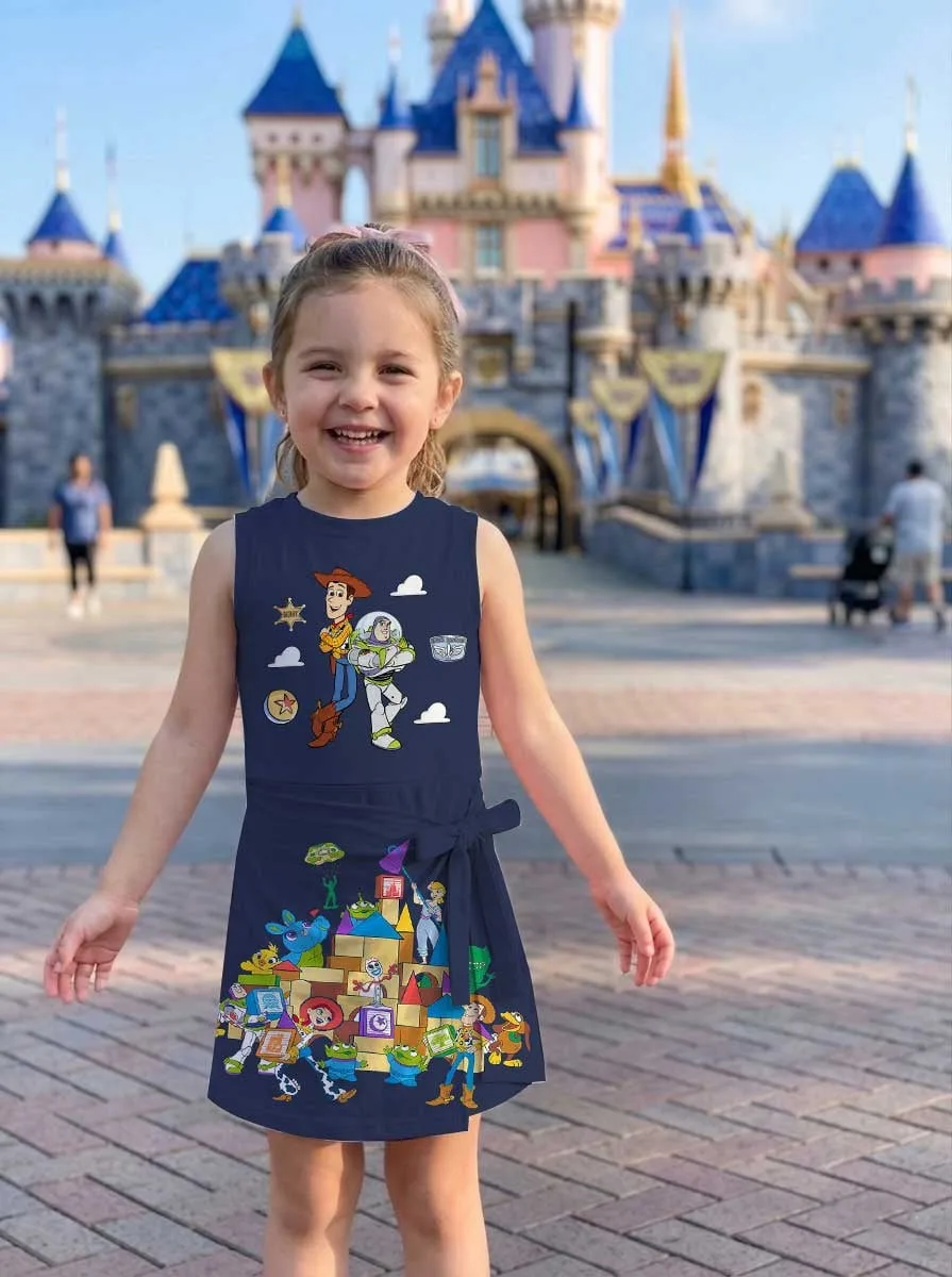 Girls Toy Story Castle Adventure Tennis Dress Skirt, Family Matching Disney Outfit - Image 7