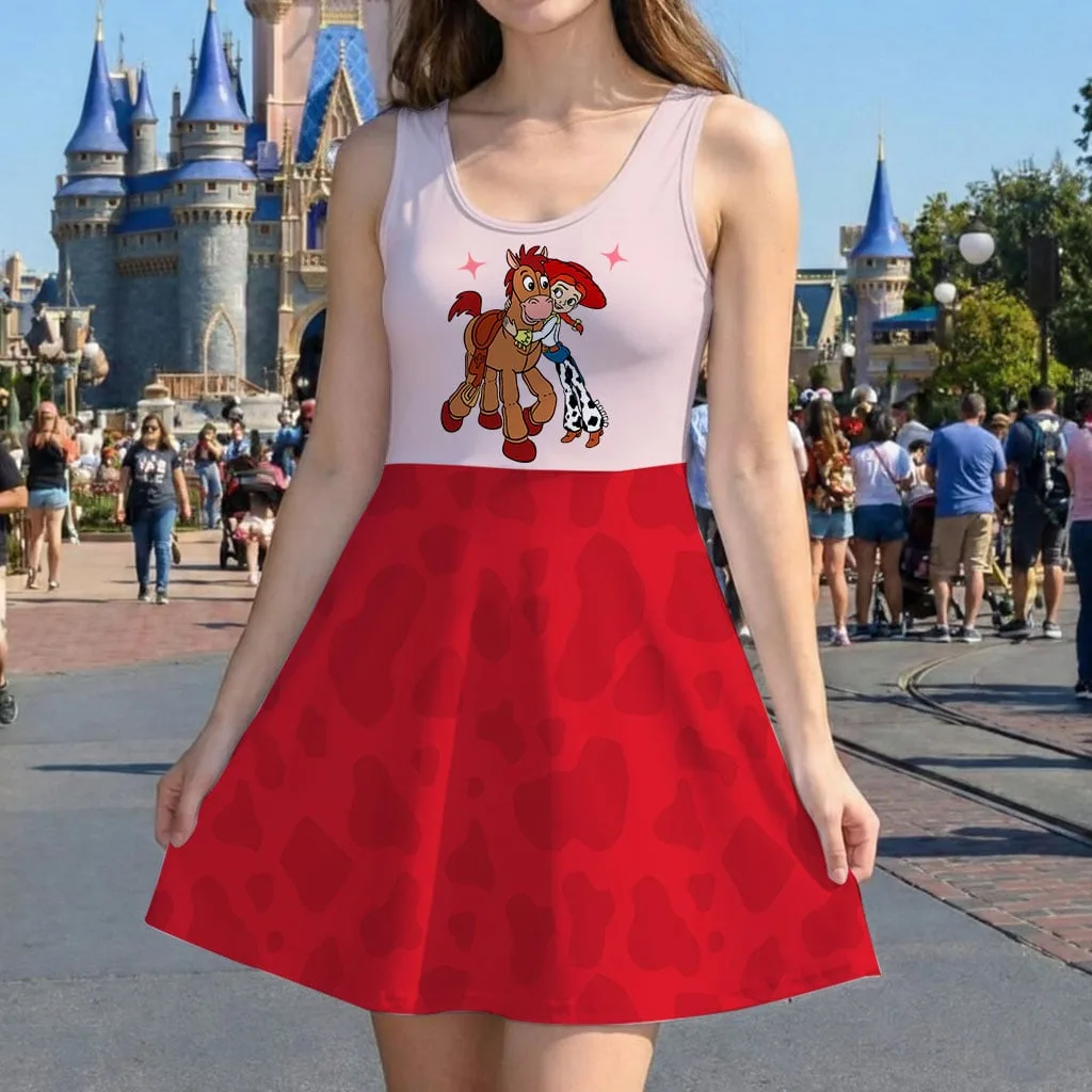 Disney Toy Story Jessie Mommy & Me Dress, Mama Mini Family Matching Outfit - Image 4