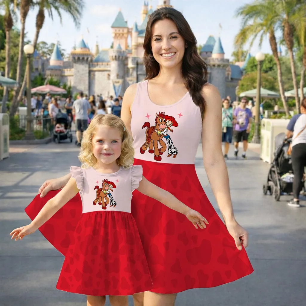Disney Toy Story Jessie Mommy & Me Dress, Mama Mini Family Matching Outfit - Image 2