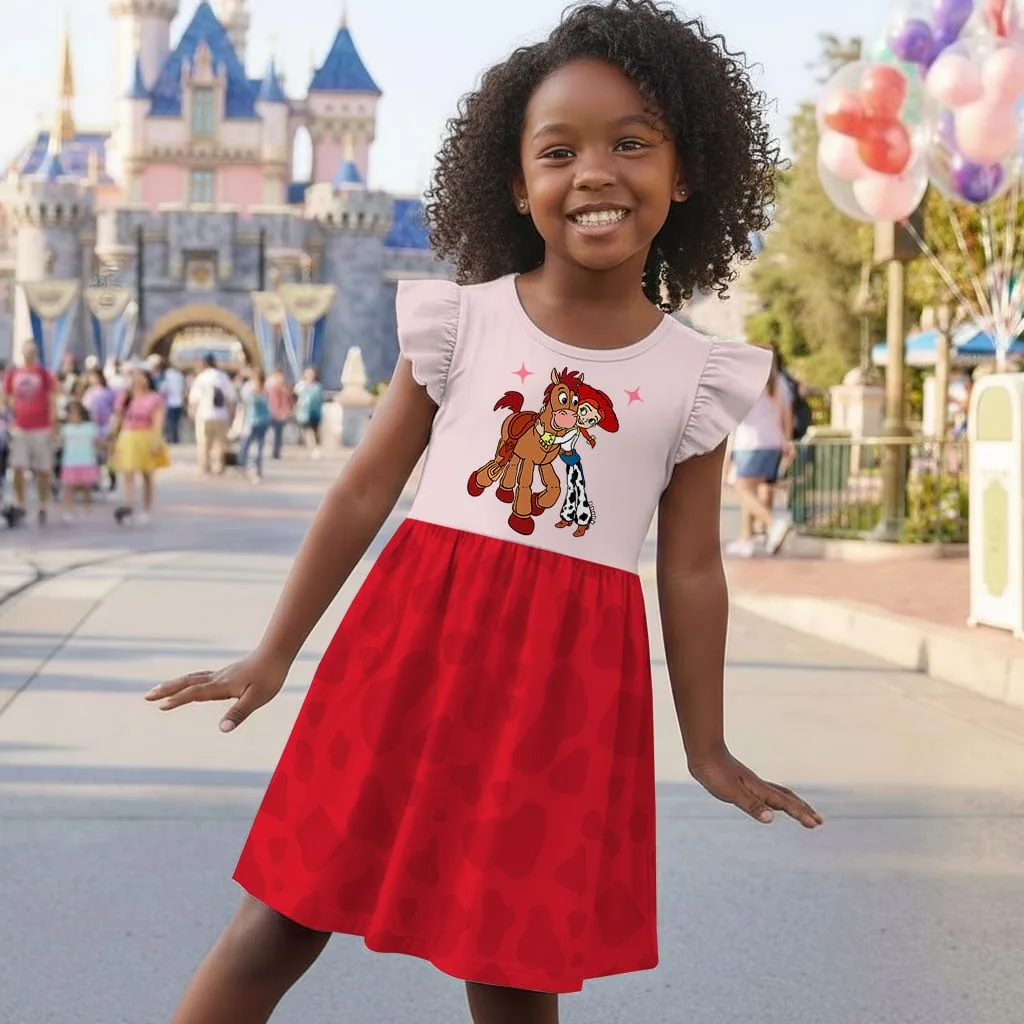 Disney Toy Story Jessie Mommy & Me Dress, Mama Mini Family Matching Outfit - Image 9