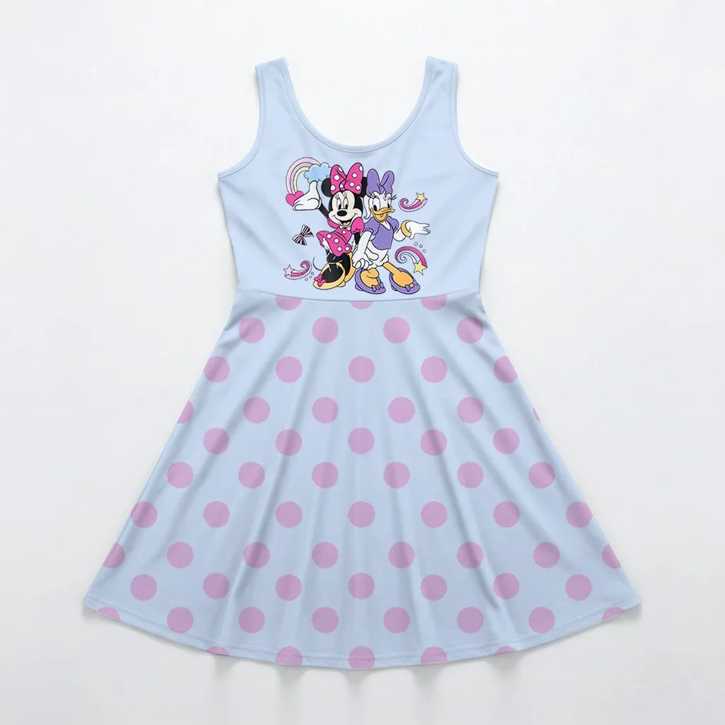 Minnie Mouse Daisy Duck Polka Dot Mommy & Me Dress, Mama Mini Family Matching Outfit - Image 3