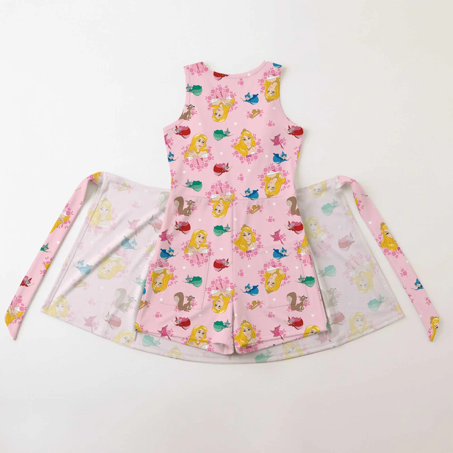 Girls Sleeping Beauty Forest Friends Tennis Dress Skirt, Family Matching Disney Outfit - Image 2