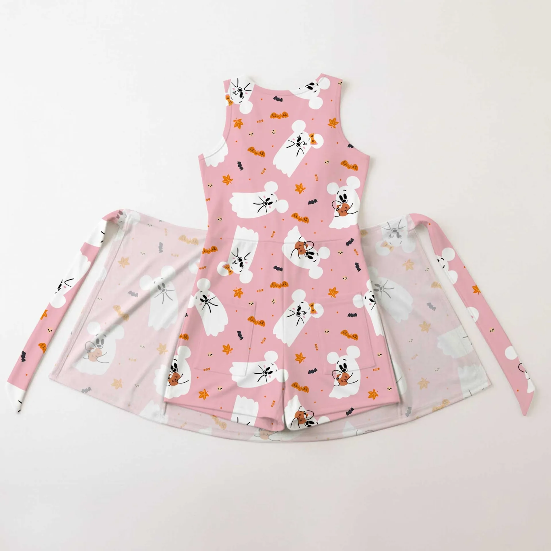 Girls Halloween Mickey Friends Tennis Dress Skirt, Family Matching Disney Outfit - Image 2