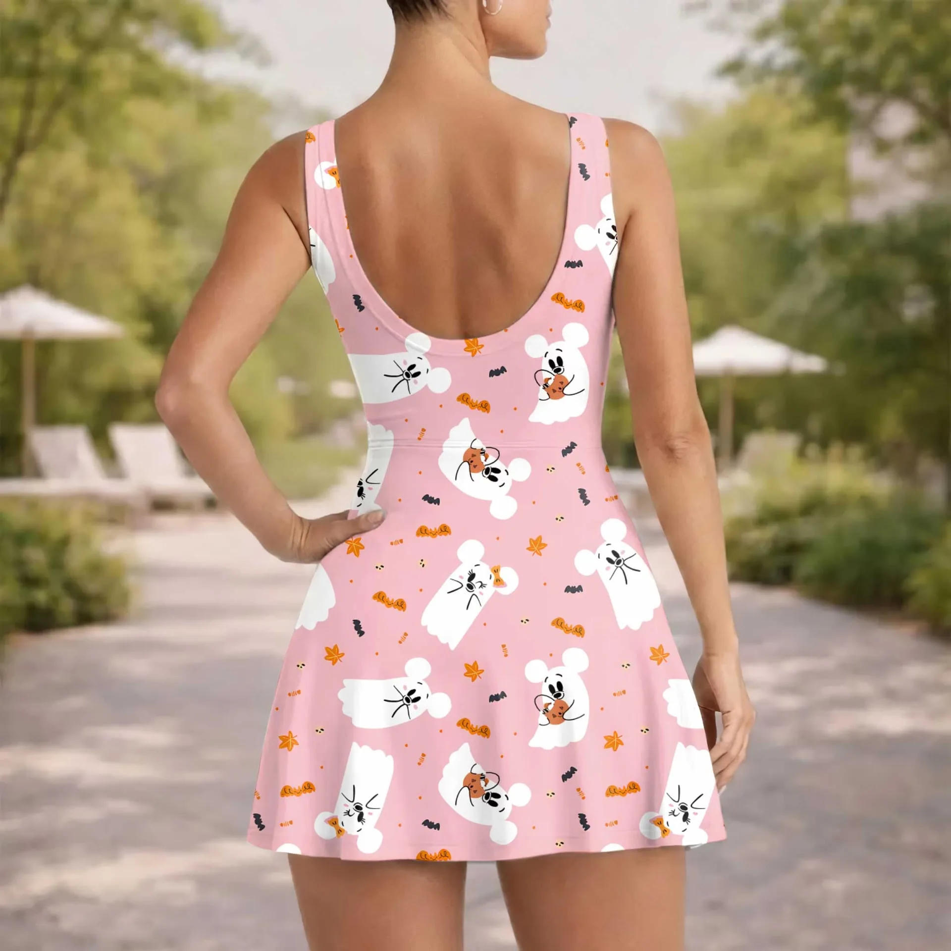 Girls Halloween Mickey Friends Tennis Dress Skirt, Family Matching Disney Outfit - Image 5