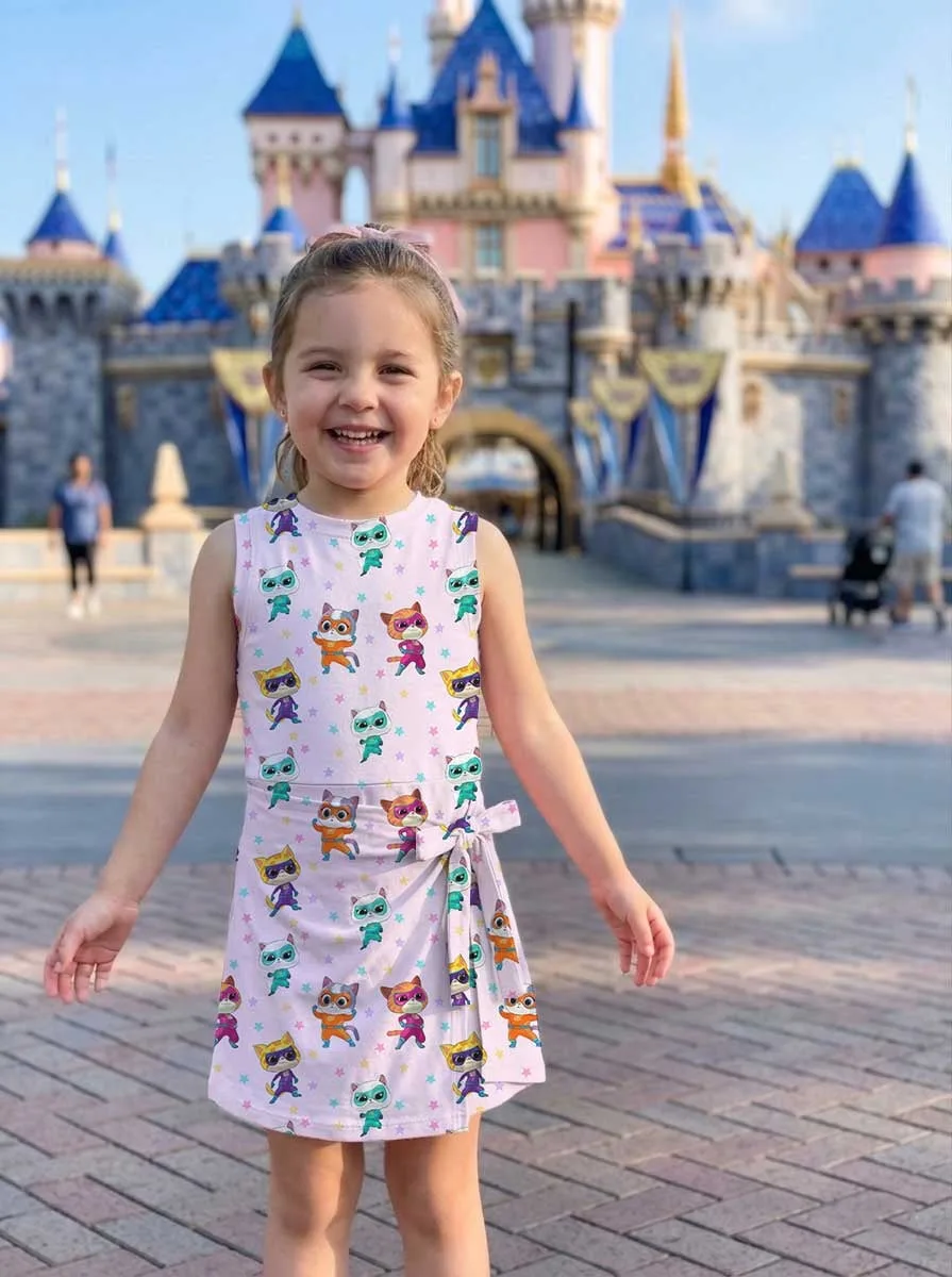 Girls SuperKitties Tennis Dress Skirt, Family Matching Disney Vacation Outfit - Image 8