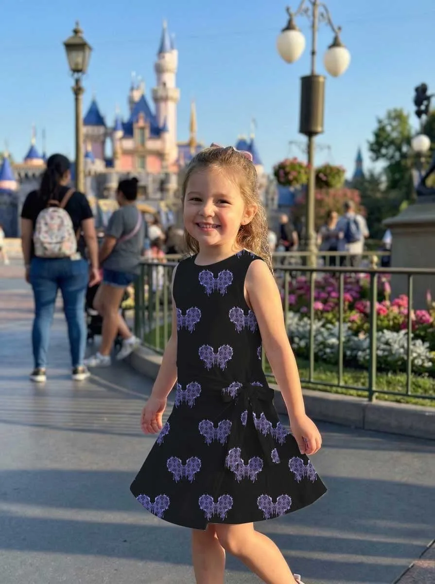 Girls Mickey Ears Pattern Tennis Dress Skirt, Family Matching Disney Outfit - Image 9