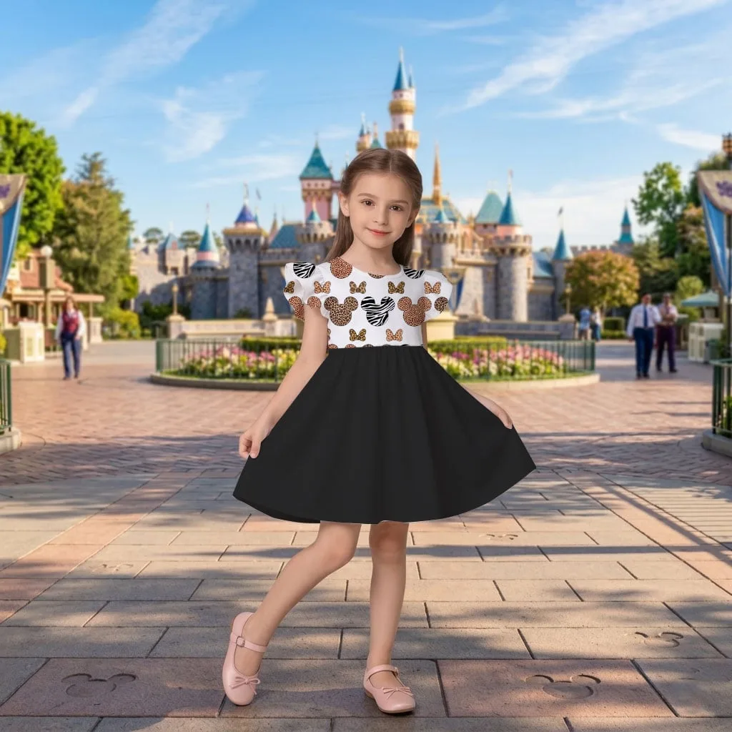 Mickey Minnie Animal Print Mommy & Me Dress, Mama Mini Safari Matching Outfit - Image 11