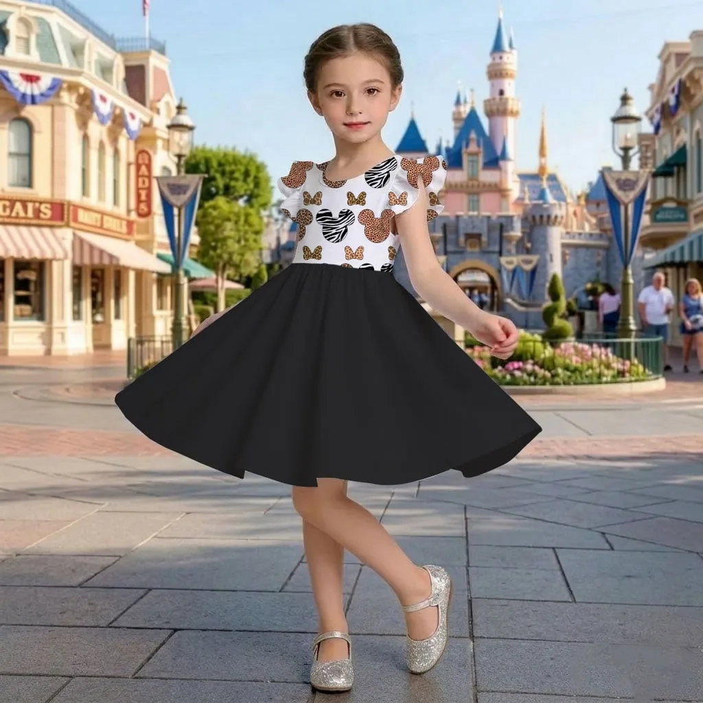 Mickey Minnie Animal Print Mommy & Me Dress, Mama Mini Safari Matching Outfit - Image 6