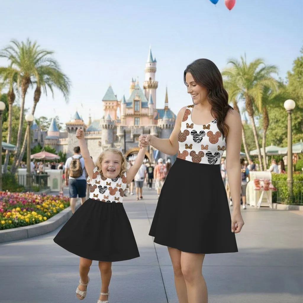 Mickey Minnie Animal Print Mommy & Me Dress, Mama Mini Safari Matching Outfit - Image 7