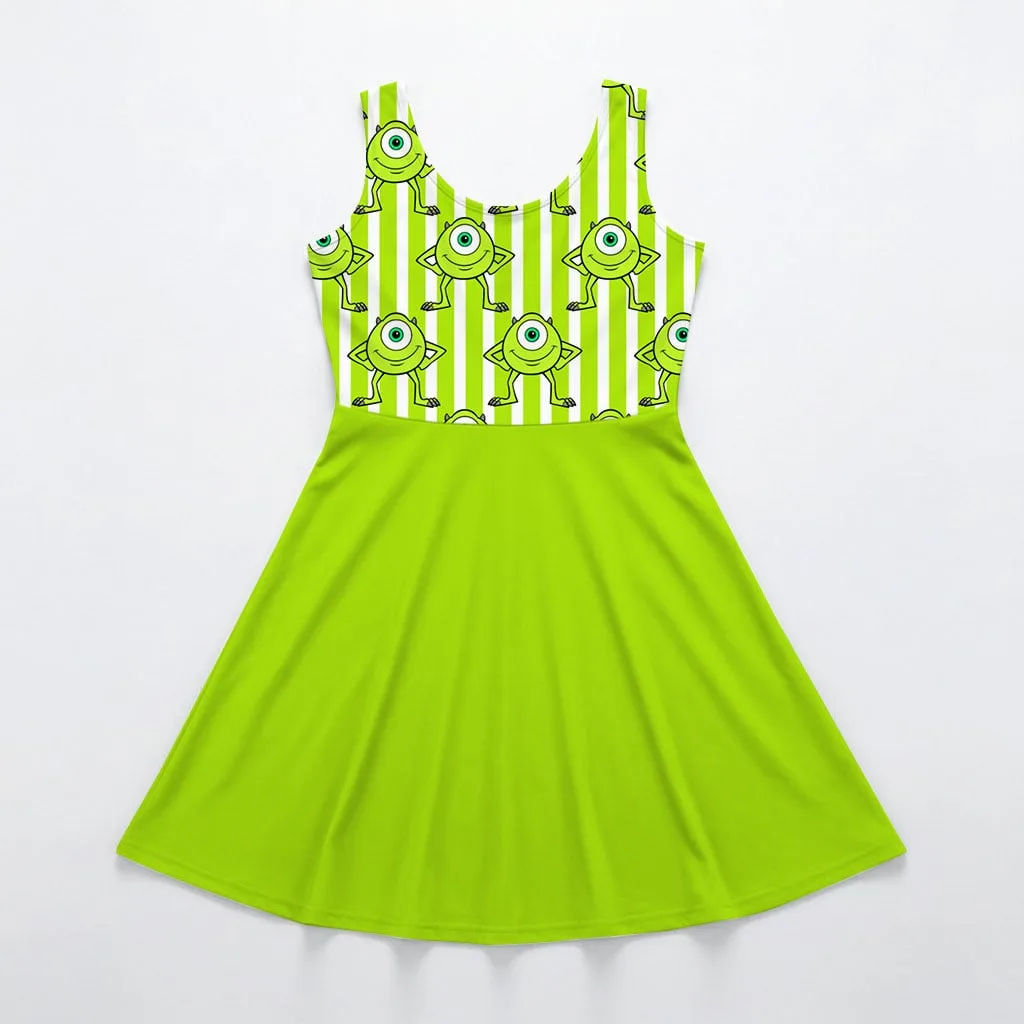 Mike Wazowski Mommy & Me Dress, Mama Mini Pixar Matching Outfit - Image 3