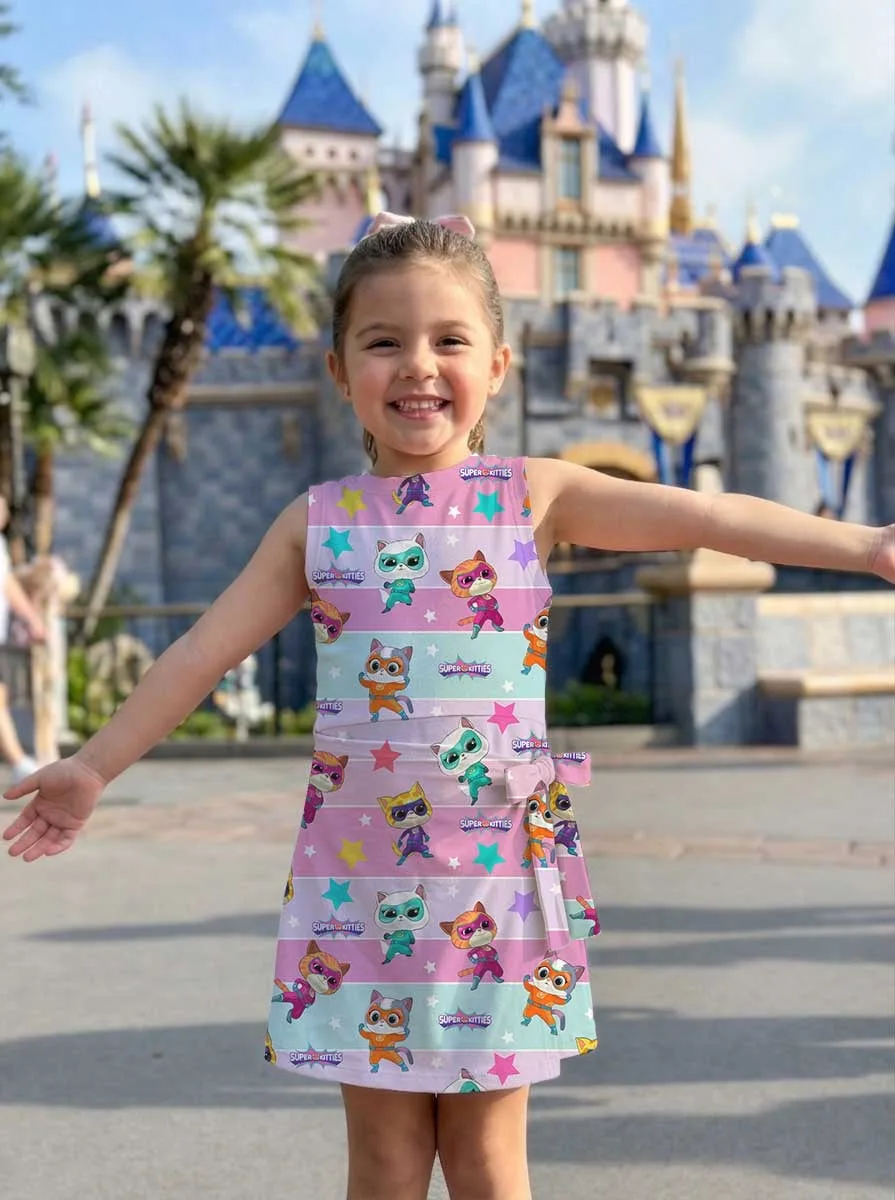 Girls SuperKitties Pastel Tennis Dress Skirt, Family Matching Disney Outfit - Image 7